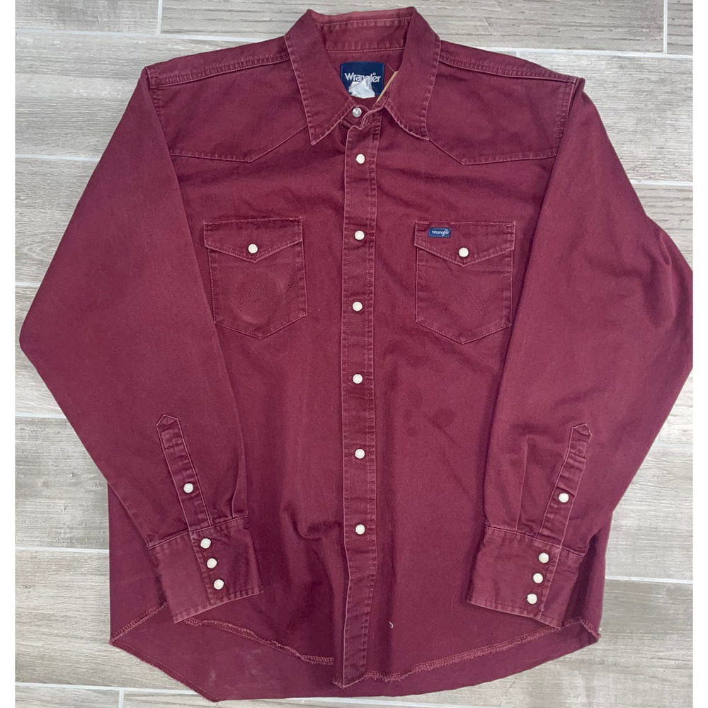 Vintage Maroon Wrangler-MEN'S (XL)